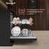 Посудомоечная машина WEISSGAUFF DW 6038 B Inverter,  полноразмерная, напольная, 60см, загрузка 14 комплектов, черный [437358]